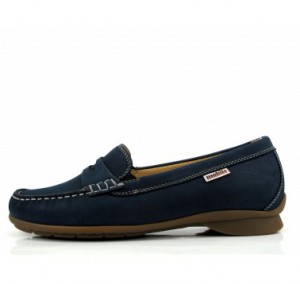 Zapato Mephisto Crizia en nobuck azul